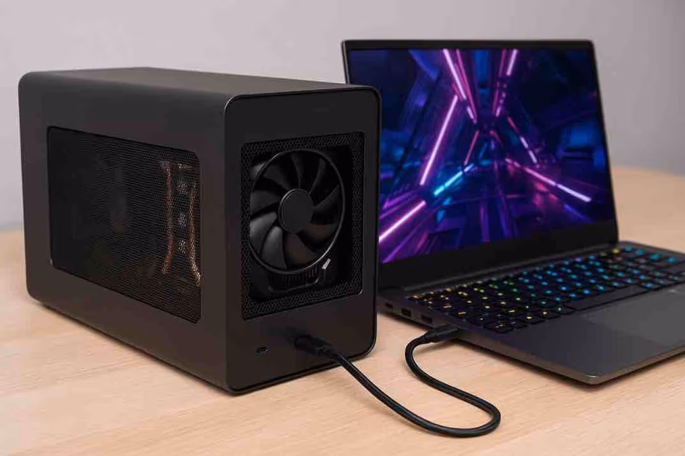 eGPU-kotelo ulkoinen näytönohjain Thunderbolt opas 2026